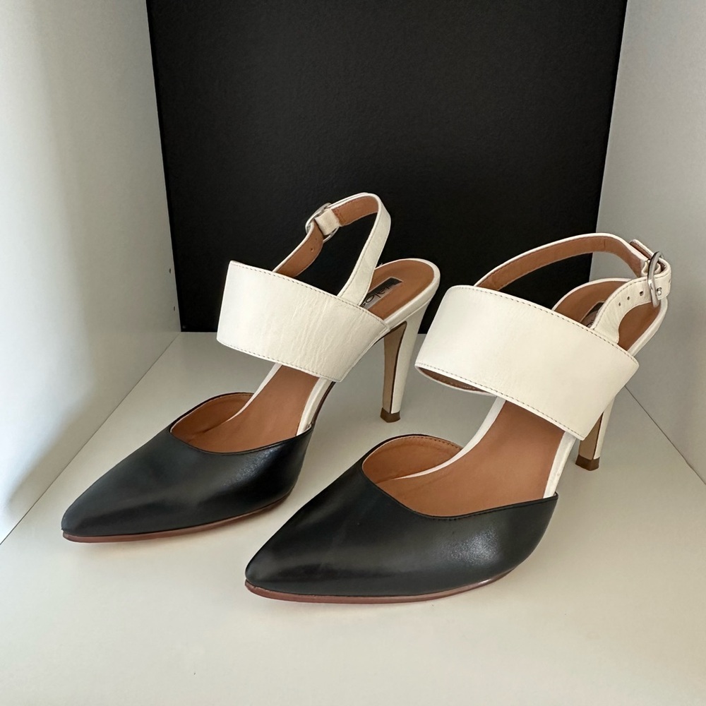 Halogen Black/White heels